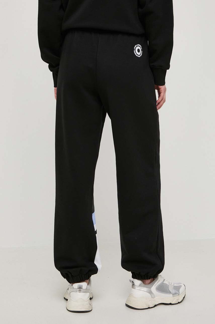 Karl Lagerfeld pantaloni de trening culoarea negru, cu imprime