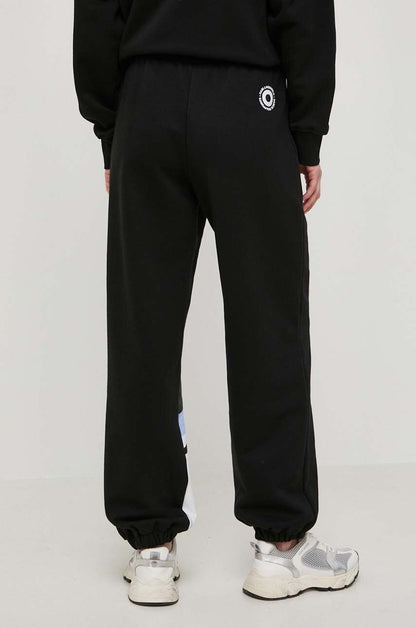 Karl Lagerfeld pantaloni de trening culoarea negru, cu imprime