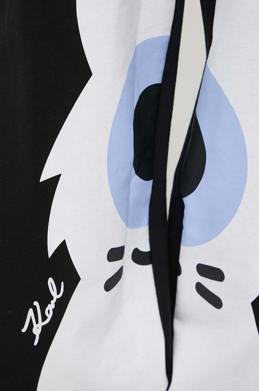 Karl Lagerfeld pantaloni de trening culoarea negru, cu imprime