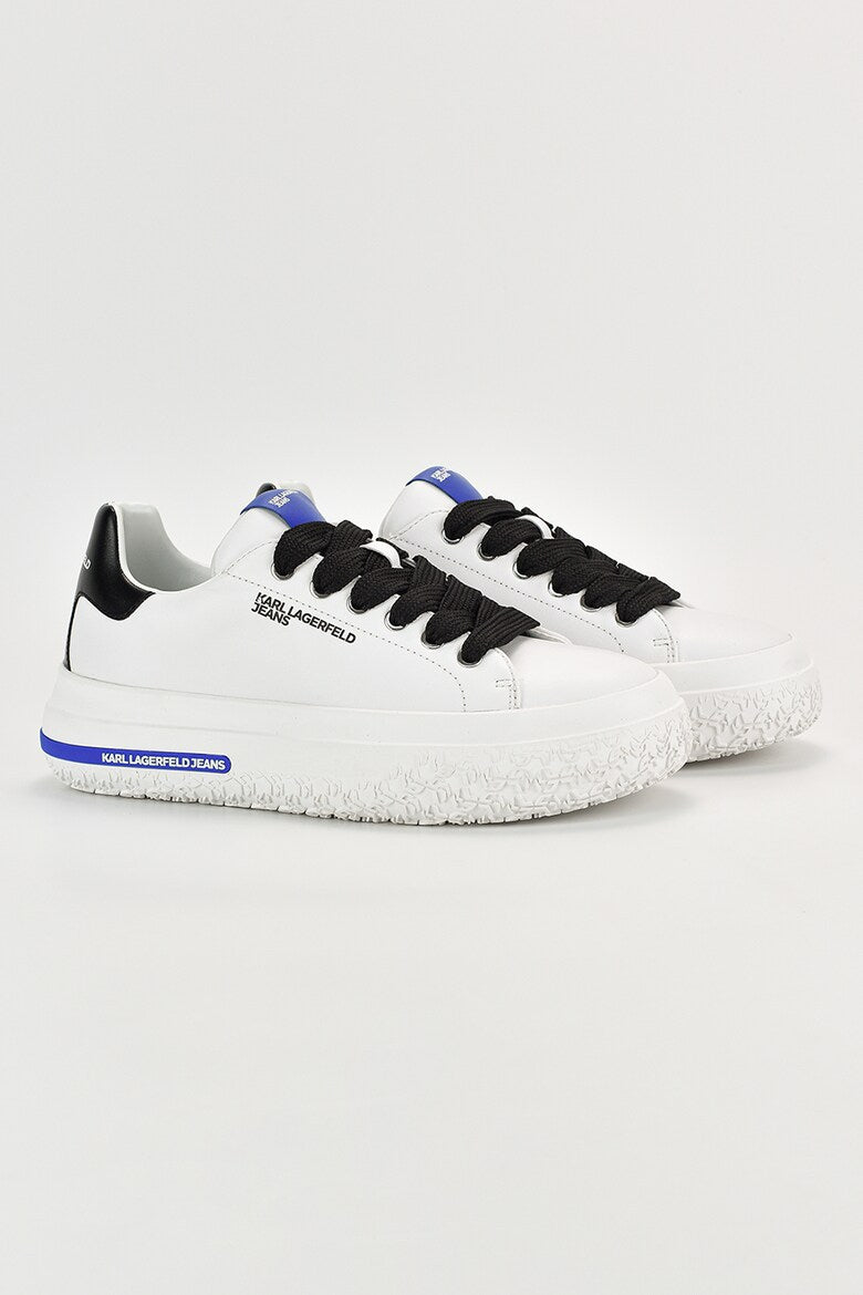 Karl Lagerfeld Pantofi sport low cut din piele