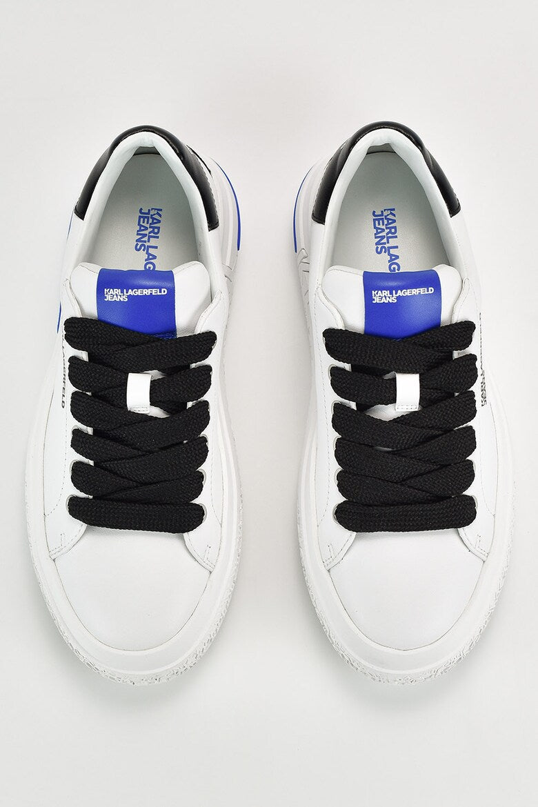 Karl Lagerfeld Pantofi sport low cut din piele