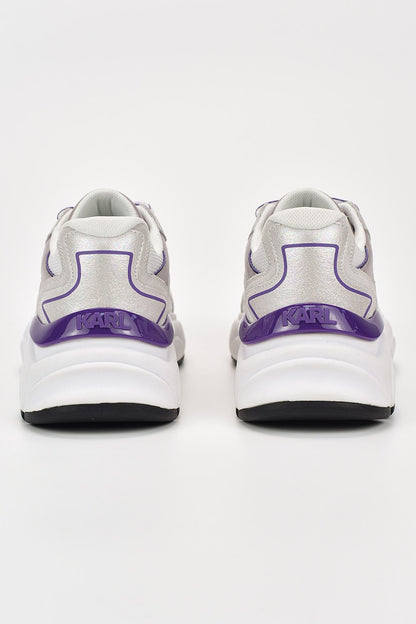 Pantofi Karl Lagerfeld  sport de piele cu garnituri din material textil